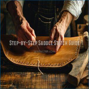 Step-by-Step Saddle Stitch Guide