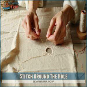 Stitch Around The Hole