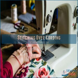 Stitching Over Cording