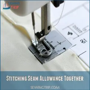 Stitching Seam Allowance Together