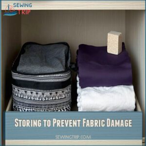 Storing to Prevent Fabric Damage