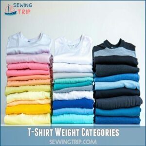 T-Shirt Weight Categories