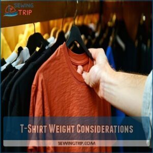 T-Shirt Weight Considerations