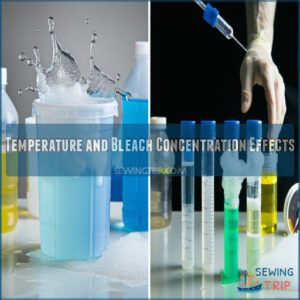 Temperature and Bleach Concentration Effects