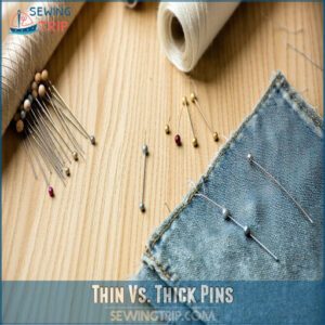 Thin Vs. Thick Pins