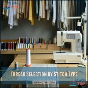 Thread Selection by Stitch Type