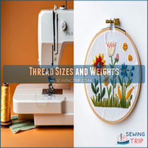 Thread Sizes and Weights