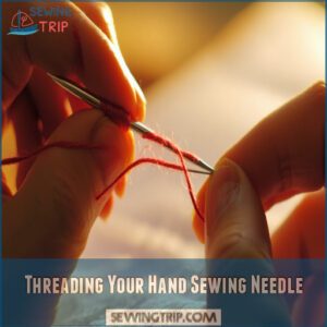 Threading Your Hand Sewing Needle