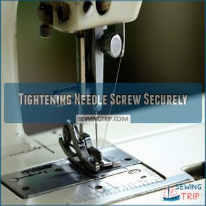 Tightening Needle Screw Securely