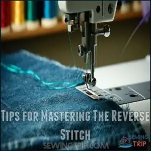 Tips for Mastering The Reverse Stitch