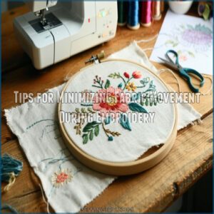 Tips for Minimizing Fabric Movement During Embroidery