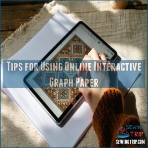 Tips for Using Online Interactive Graph Paper