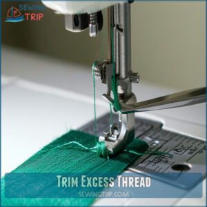 Trim Excess Thread