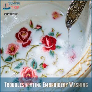 Troubleshooting Embroidery Washing