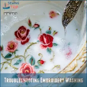 Troubleshooting Embroidery Washing