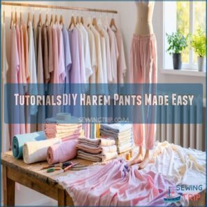 tutorialsdiy harem pants