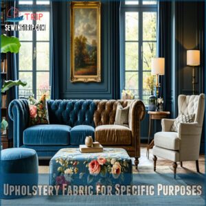 Upholstery Fabric for Specific Purposes