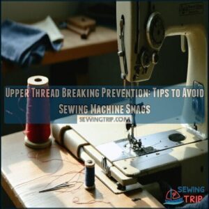 upper thread breaking prevention