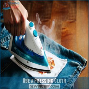 Use a Pressing Cloth