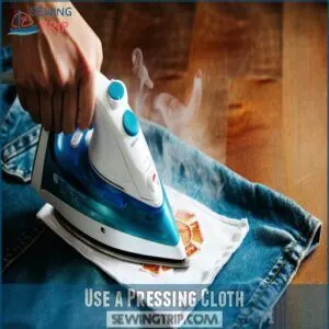 Use a Pressing Cloth