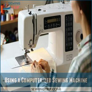 Using a Computerized Sewing Machine