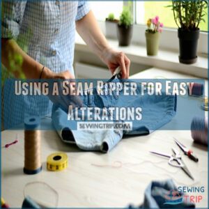 Using a Seam Ripper for Easy Alterations