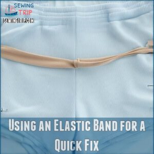 Using an Elastic Band for a Quick Fix