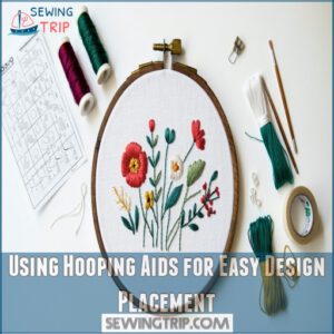 Using Hooping Aids for Easy Design Placement