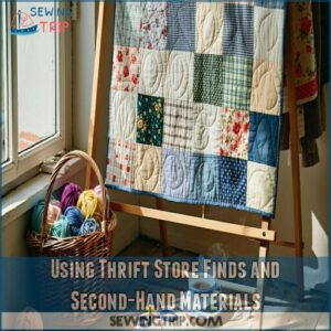 Using Thrift Store Finds and Second-Hand Materials