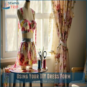 Using Your DIY Dress Form