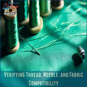 Verifying Thread, Needle, and Fabric Compatibility