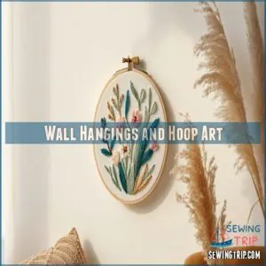 Wall Hangings and Hoop Art