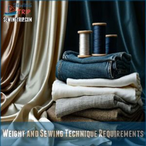 Weight and Sewing Technique Requirements