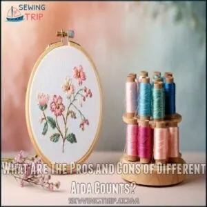 What Are The Pros and Cons of Different Aida Counts