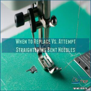 When to Replace Vs. Attempt Straightening Bent Needles