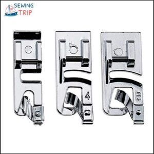 Sewing Machine Feet and Their Uses: 9 Must-Have Presser Feet Guide 7 3Pcs Narrow Rolled Hem Sewing B07JY6BB5X