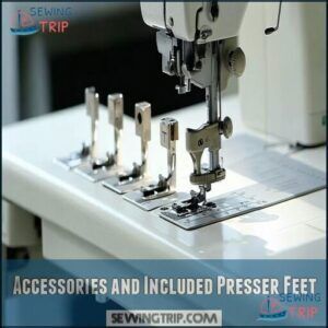 Accessories and Included Presser Feet Accessories and Included Presser Feet