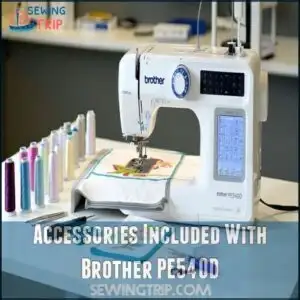 Accessories Included With Brother PE540D