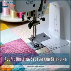 AcuFil Quilting System and Stippling