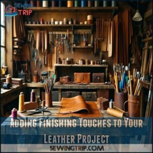 Adding Finishing Touches to Your Leather Project