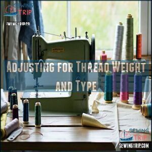 Adjusting for Thread Weight and Type Adjusting for Thread Weight and Type