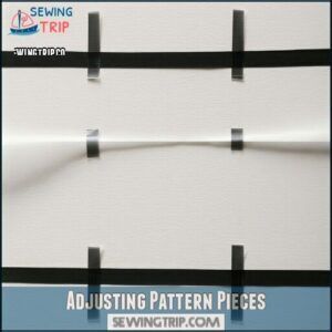 Adjusting Pattern Pieces Adjusting Pattern Pieces