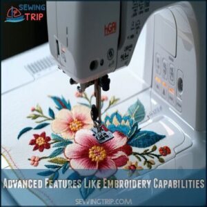 Advanced Features Like Embroidery Capabilities