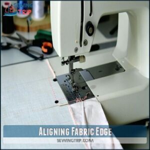 Aligning Fabric Edge