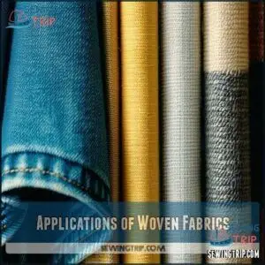 Applications of Woven Fabrics Applications of Woven Fabrics