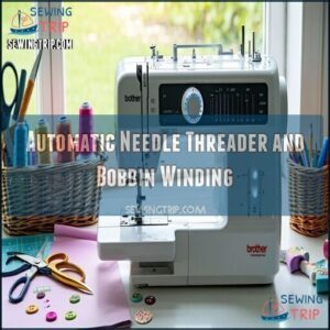 Automatic Needle Threader and Bobbin Winding