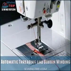 Automatic Threading and Bobbin Winding