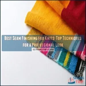 best seam finishing for knits