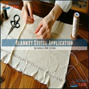 Blanket Stitch Application