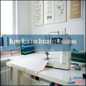 Blind Hem for Discreet Finishing Blind Hem for Discreet Finishing